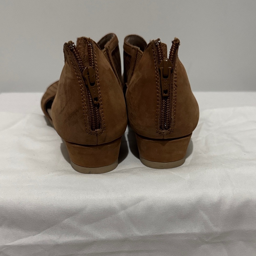 Earth Tan Perforated Sandals - Picture 3 of 5